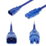AddOn Networks ADD-C142C15C14G10FBE power cable Blue 3.05 m IEC C14 IEC C15
