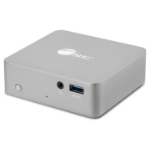 Siig JU-DK0911-S1 laptop dock/port replicator USB 3.2 Gen 2 (3.1 Gen 2) Type-C Aluminum, Black