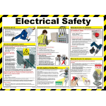 Safety First Aid Gro First Aid Electrical Safety Poster A2 Laminated