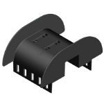 Panduit CMW2B rack accessory Cable waterfall base