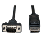 Tripp Lite P581-006-VGA-V2 video cable adapter 70.9" (1.8 m) DisplayPort Black