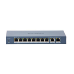 Hikvision DS-3E0310HP-E(C) network switch Unmanaged Fast Ethernet (10/100) Power over Ethernet (PoE) Blue