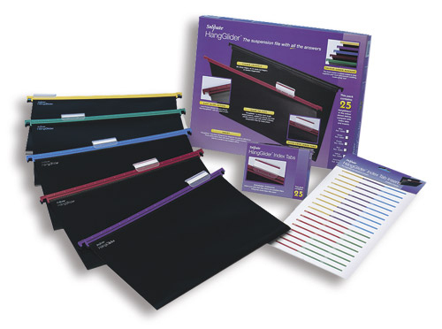 Image of Snopake HangGlider Suspension Files - 25 Clear Holders hanging folder