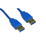 Cables Direct USB 3.0 A 3m USB cable USB 3.2 Gen 1 (3.1 Gen 1) USB A Blue