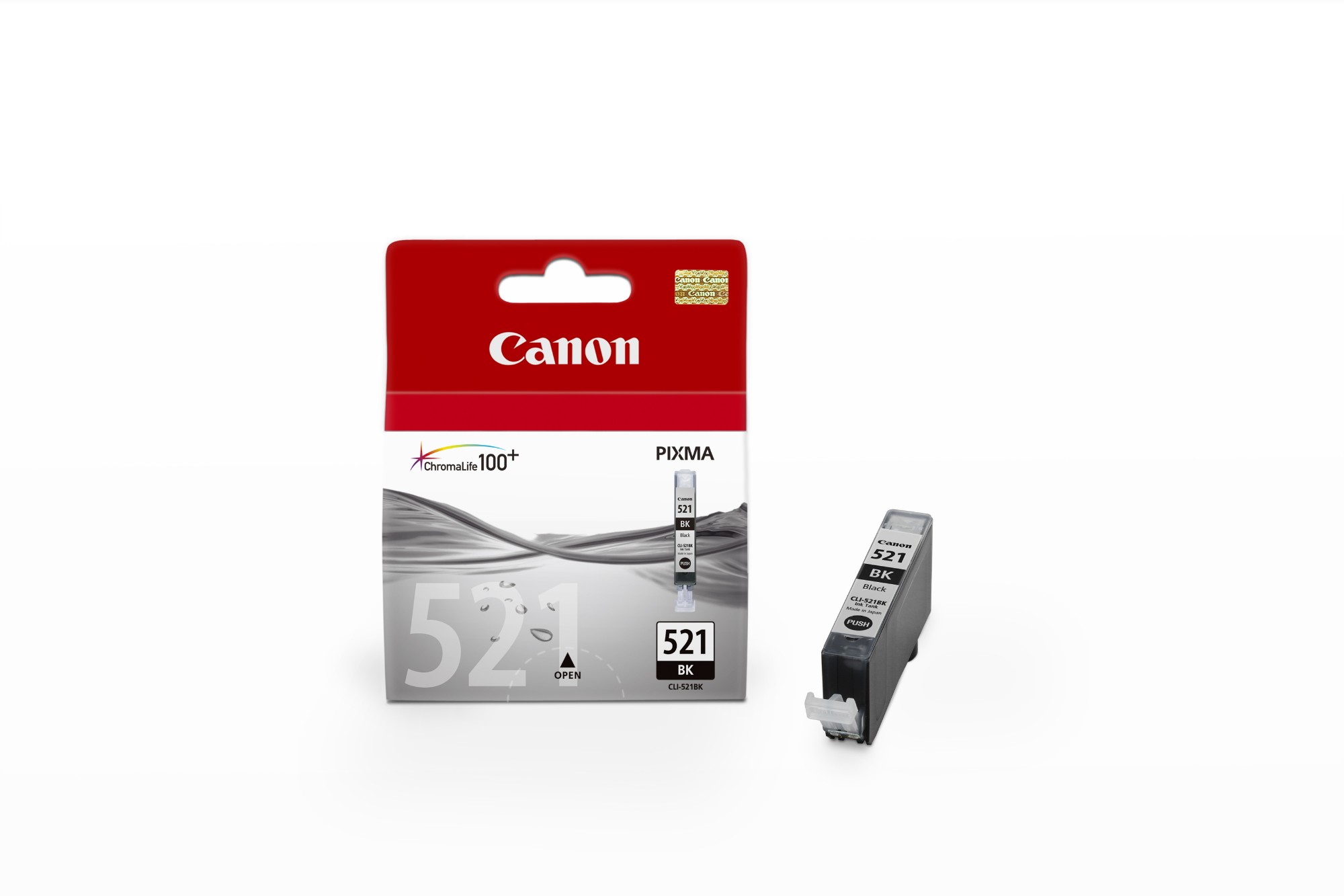 Image of Canon 2933B007/CLI-521BK Ink cartridge foto black Blister. 1.25K pages