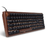 Sharkoon SGK50 S2 toetsenbord Thuis USB QWERTZ Duits Hout