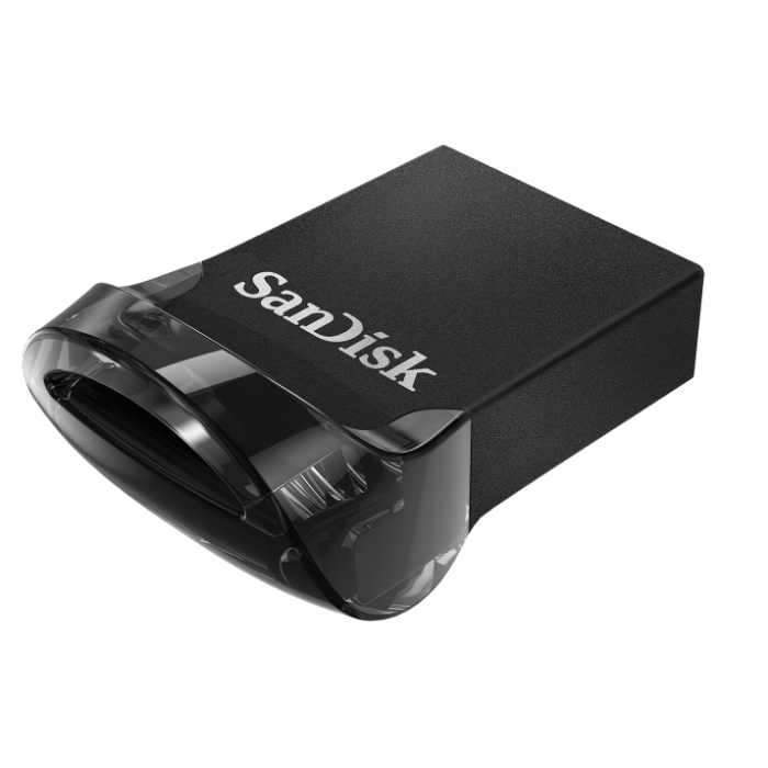 SanDisk Ultra Fit USB flash drive 256 GB USB Type-A 3.2 Gen 1 (3.1 Gen 1) Black