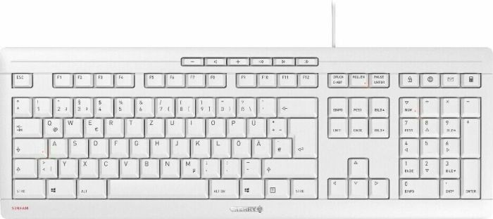 Image of CHERRY STREAM keyboard USB QWERTZ Czech, Slovakian Grey