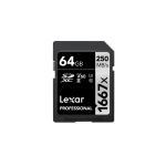 Lexar SDXC, 64 GB UHS-II Class 10