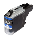 CTS Wholesale Compatible Replacement for the Brother LC127BK Black Hi Cap Ink Cartridge [LC127XLBK ]