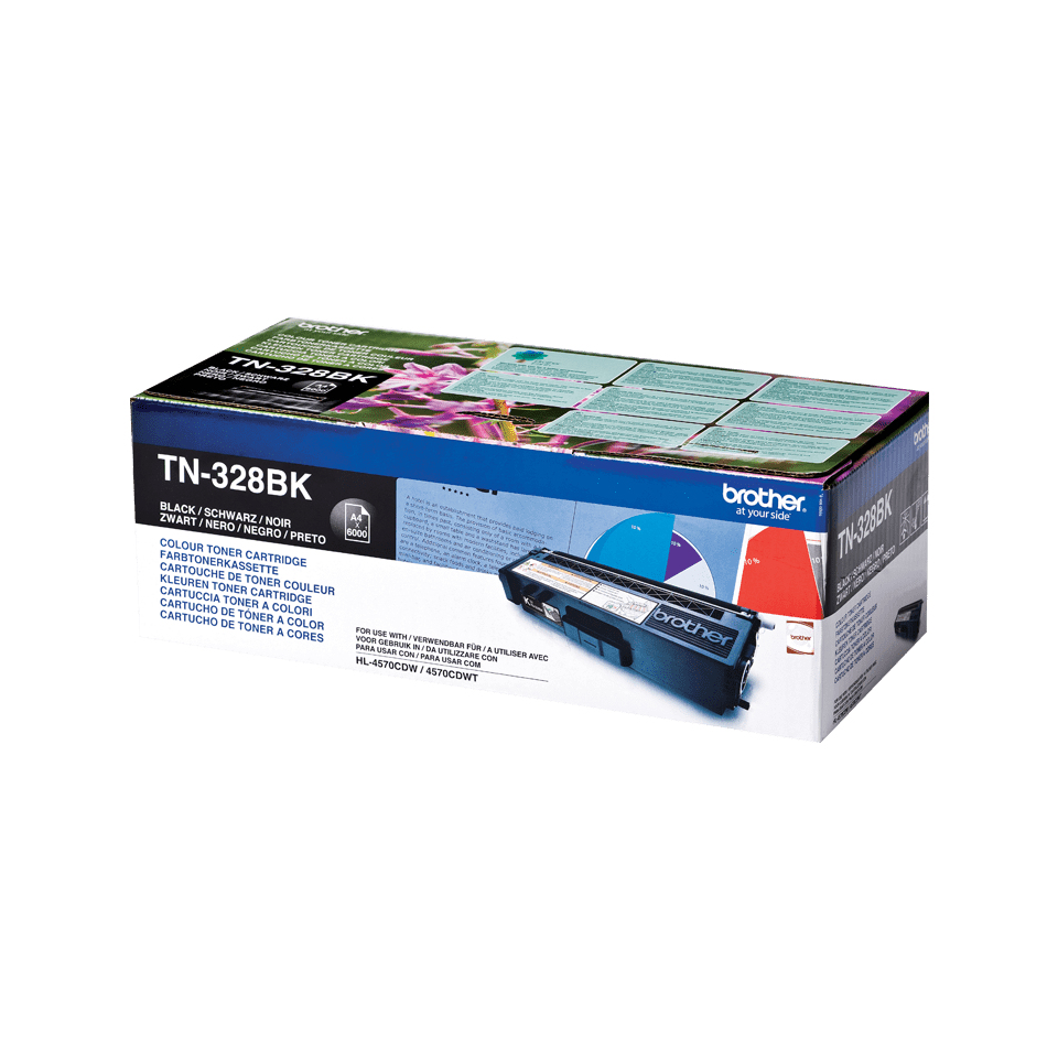 Brother TN-328BK Toner black extra High-Capacity, 6K pages ISO/IEC 19798 for Brother HL-4570