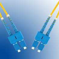Microconnect SC/PC-SC/PC 1m fibre optic cable Yellow