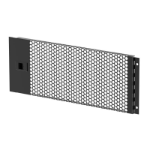 ATEN Hinged & Vented Rack Panel, 4U, black