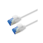 ROLINE S/FTP Patch Cord Cat.6A / Class EA, LSOH, Slim, PoE, white, 1.5 m