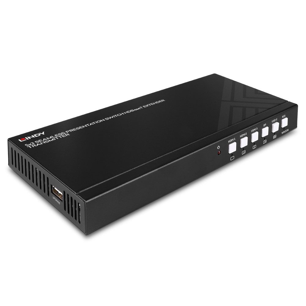 Image of Lindy 38338 AV extender AV transmitter Black