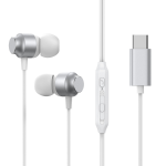 JOYROOM JR-EC06 headphones/headset Wired In-ear Calls/Music USB Type-C Silver