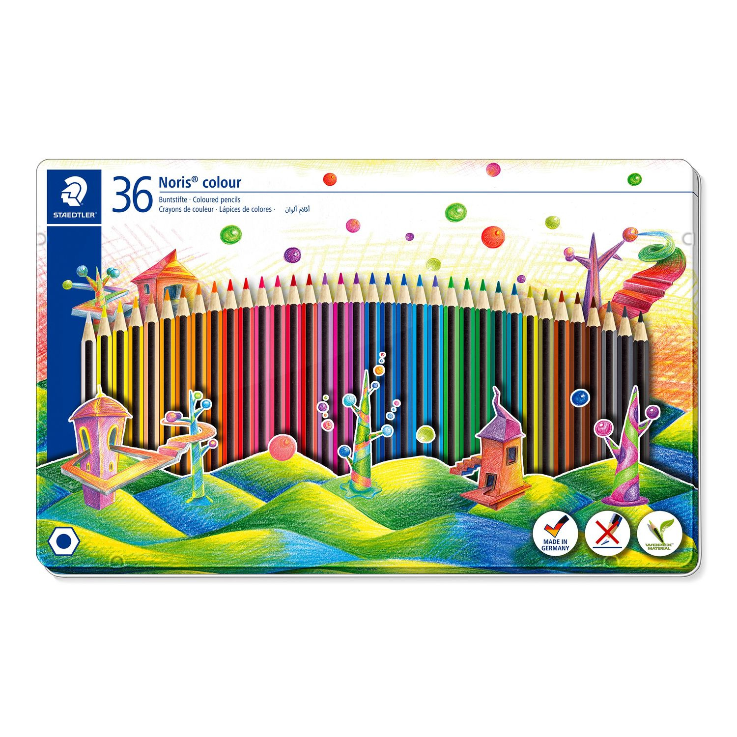Staedtler 185 M36 colour pencil Multicolour 36 pc(s)