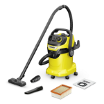 Kärcher WD 5 P V-25/5/22 Zwart, Roestvrijstaal, Geel 25 l 1100 W