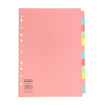 CTS Wholesale Subject Divider A4 12 Part Pastel