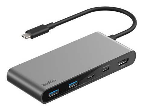 Belkin Connect USB Type-C 5000 Mbit/s Grey