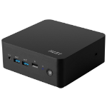 MSI Cubi NUC 1MG-023DE Intel Core 3 100U 8 GB DDR5-SDRAM 256 GB SSD Windows 11 Pro Mini PC Black