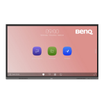 BenQ RE7503 Interactive flat panel 190.5 cm (75") LED 400 cd/m² 4K Ultra HD Black Touchscreen Built-in processor Android 11 18/7
