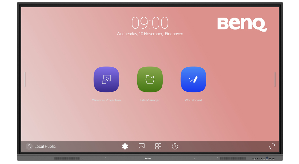Image of BenQ RE7503 Interactive flat panel 190.5 cm (75") LED 400 cd/m²...