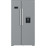 Hotpoint American Fridge Freezer with Water Dispenser - Silver