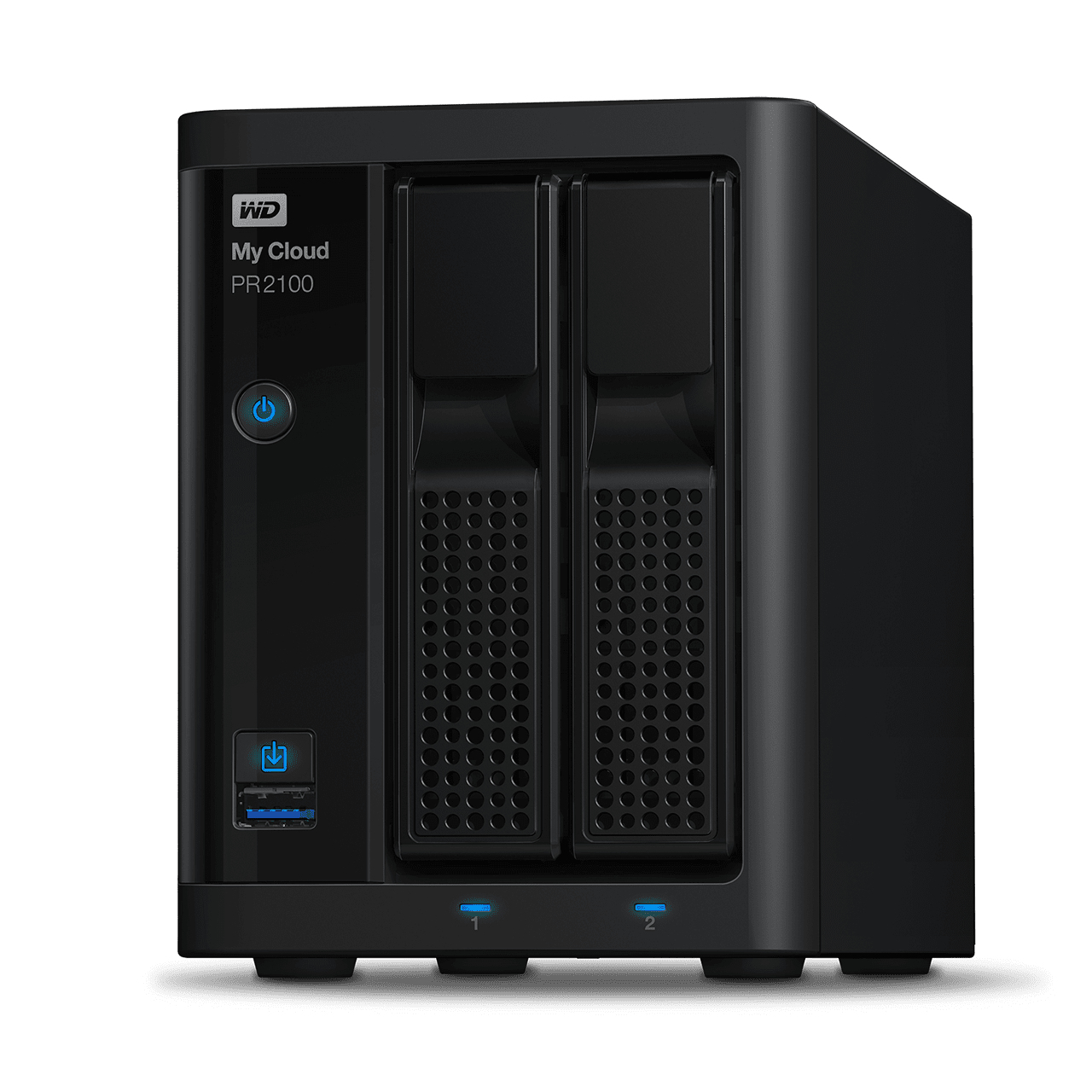 Western Digital My Cloud Pro PR2100 NAS Desktop Ethernet LAN Black N3710