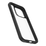 OtterBox React Series for iPhone 15 Pro, Black Crystal