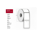 Capture 30001114-1PCS printer label White