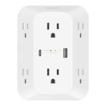 Belkin SRA008p6tt power extension 6 AC outlet(s) Indoor White
