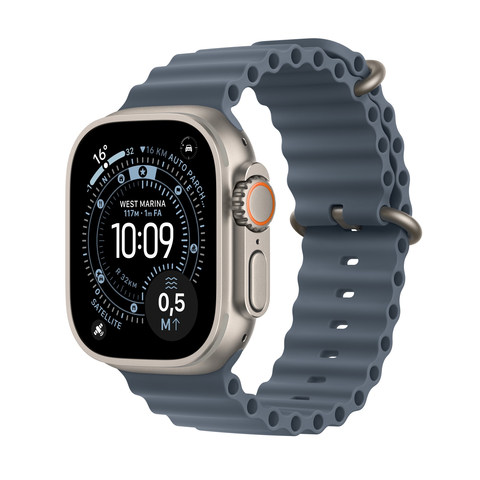Apple Watch Ultra 3 GPS + Cellular 49mm Natural Titanium Case with Anc
