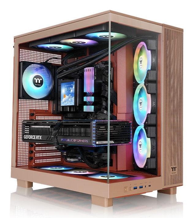 CA-11E-00MGWN-00 THERMALTAKE Midi Thermaltake View 380 XL TG ARGB Gravel Sand