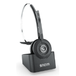 Snom A190 Headset Wireless Head-band Office/Call center Black