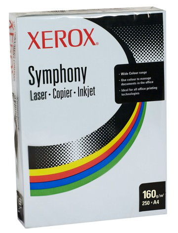 Photos - Office Paper Xerox Symphony Card A4, Blue printing paper 003R93222 