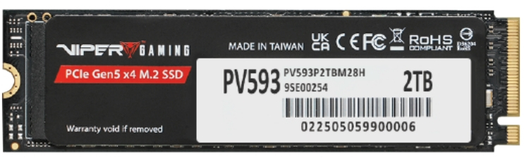 EU Product - SSD Pv593 M.2 PCIe Gen5x4 2280 thumbnail