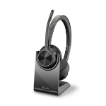 HP Poly Voyager 4320 USB-C Headset + BT700 dongle + oplaadstatief