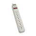 Tripp Lite TLP615 surge protector White 6 AC outlet(s) 120 V 179.9" (4.57 m)