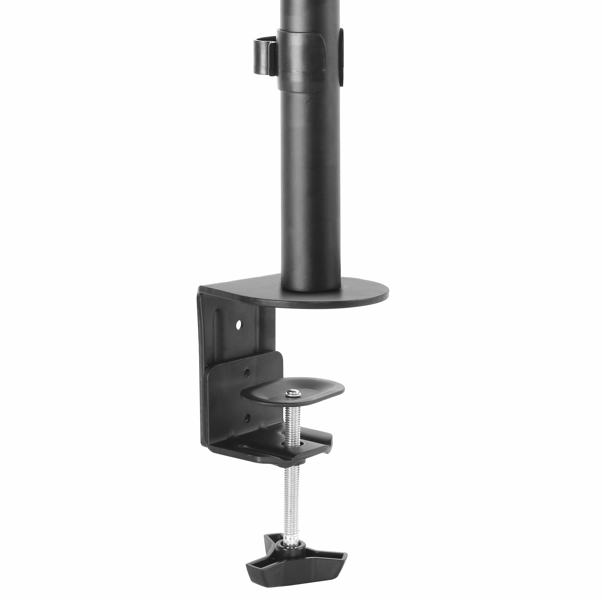 StarTech-com-Single-Monitor-Desk-Mount---Single-Screen-Heavy-Duty-Pole-Mount-for-up-to-8kg-VESA-Compatible-Displays---Ergonomic-Height-Adjustable-Monitor-Arm-Mount---Desk-Clamp-Grommet