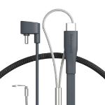 Bouncepad CB-RF-FLAT-C2C-B USB cable 2 m USB C Black, Grey