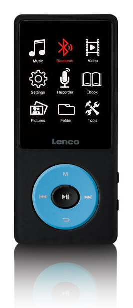 Lenco Xemio-860BU MP3 player 8 GB Black. Blue