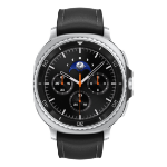Samsung Galaxy Watch 8 Classic 3.3 cm (1.3") AMOLED 46 mm Digital 438 x 438 pixels Touchscreen Silver Wi-Fi GPS (satellite)