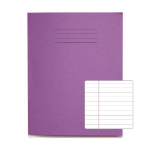 Rhino 9 x 7 Exercise Book 80 Page, Purple, F8M (Pack of 100)