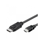 Techly ICOC-DSP-H12-010 video kabel adapter 1 m DisplayPort HDMI Type A (Standaard) Zwart