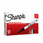 SHARPIE SH Twin Tip PrmMrk Blk NP Bx12