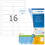 HERMA Address labels Premium A4 88.9x33.8 mm white paper matt 1600 pcs.