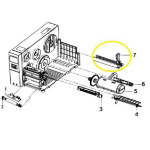 TSC LABEL SUPPLY SPINDLE ASSY (MH241/MH241T SERIES)