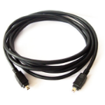 Kramer Electronics C-FM4/FM4-6 FireWire cable 1.8 m 4-p Black