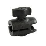 RAM Mounts Single Socket Arm with Octagon Button Socket